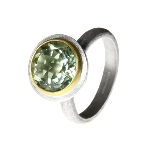 Green Amethyst Ring