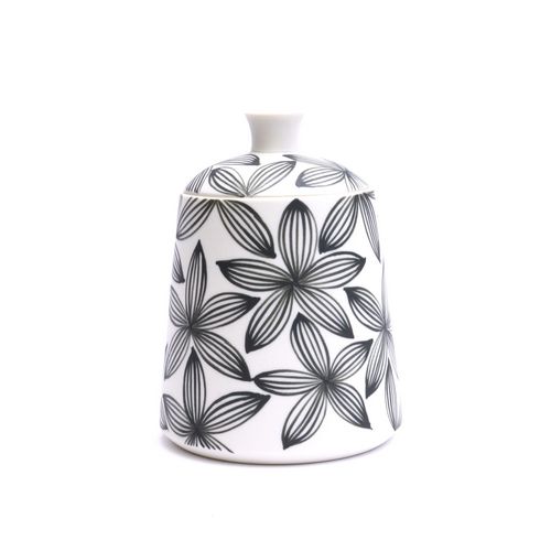 Lidded Pot Half Petal