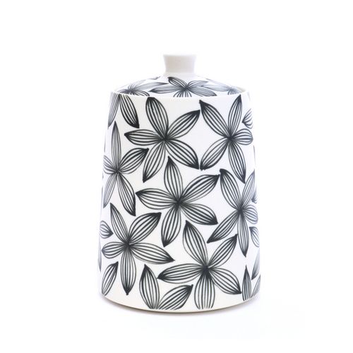 Lidded Pot Half Petal