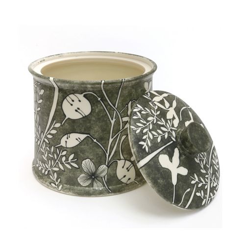 Honesty Fruit Lidded Pot