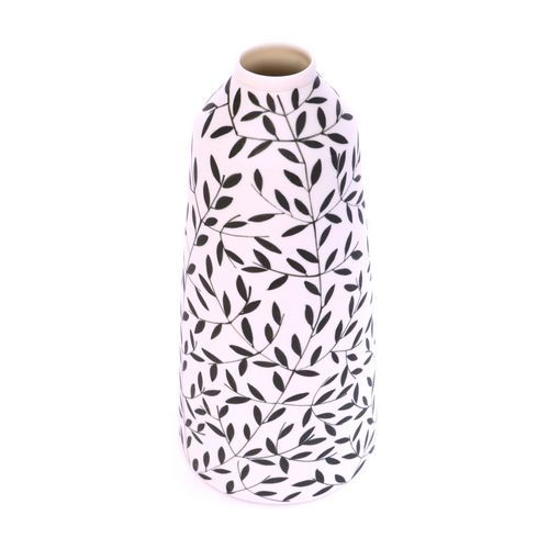 Olive Branch Tapered Lidded Pot