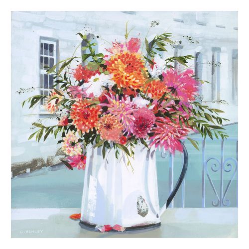 Crysanthemums and Dahlias