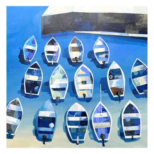 Boat Shadows, Portscatho