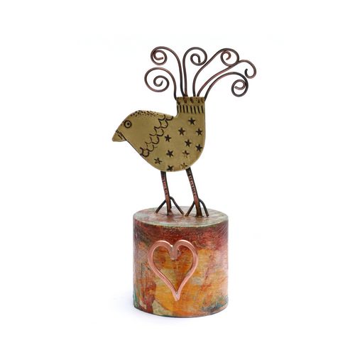 Finch with Heart