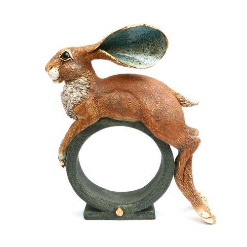 Lg Hare on Hoop