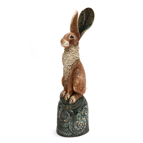 Medium Sitting Hare on Hill