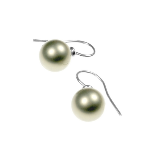 Drop Shell Pearl 12mm Earrings
