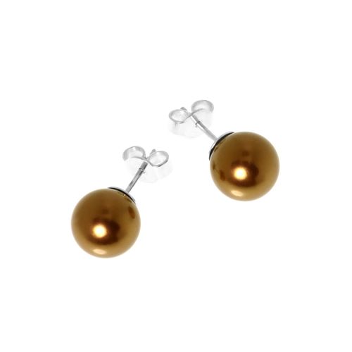 Stud Earrings Round