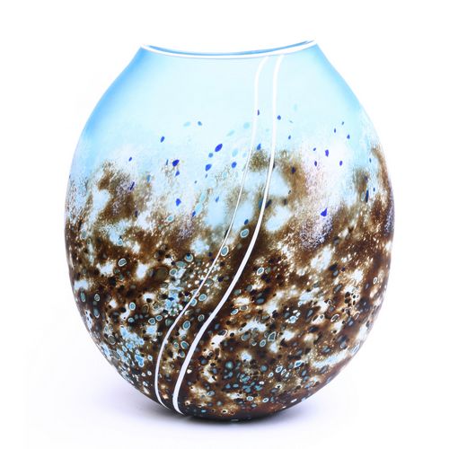 Lg Flat Vase