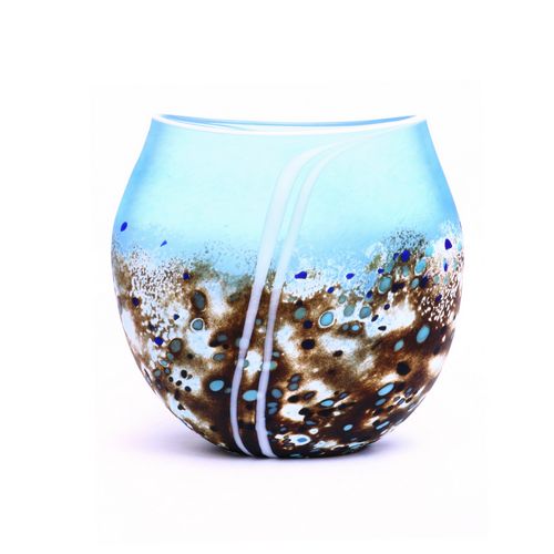 Sm Flat Vase