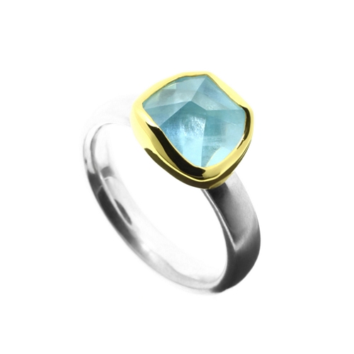 Ring, 3.0ct Aquamarine