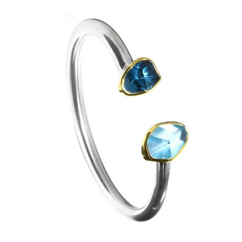 B/L Aqua, B.Topaz 21ct