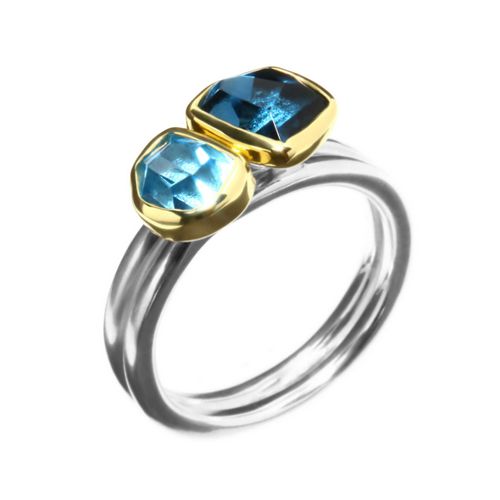 Ring B.Topaz,Swiss Topaz 3ct