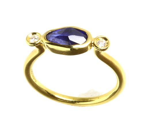 Ring Tanzanite,Diamond 1.5ct