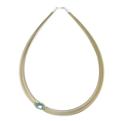 N/L, Aquamarine 11.3ct 14 Strand