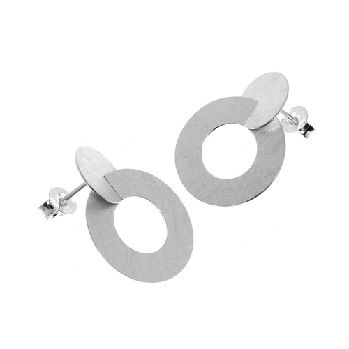 Medium Drop Circles Earrings