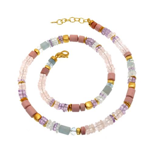 N/L Aquamarine,Topaz,Rose Quartz,Opal