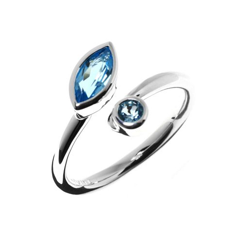 Ring Crossover Dot+Leaf