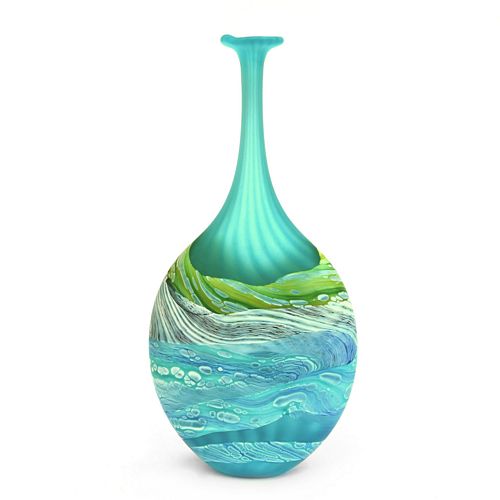 Spring Tides Flat Flask