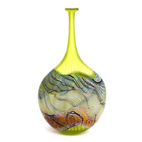 Large Flattened Flask Samphire