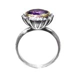 10mm Purple Amethyst Ring
