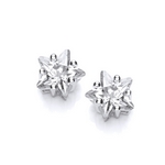 5 point Star Crystal Earrings