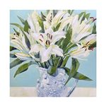 Lilies in the Old White Jug