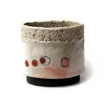 Small Ceramic  Slab Built Pot