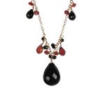 Onyx Cluster Necklace