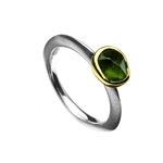 Ring - 1.5ct Green Amethyst Size N.5