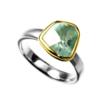 Ring, 3.5ct Aquamarine