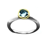 Ring, 1.0ct Blue Topaz