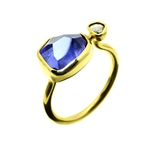 Ring, 5ct Tanzanite, 0.13ct Diamond