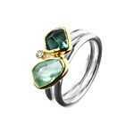 Ring G.Tourmalines, Diamond