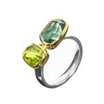 Ring G.Amethyst,Peridot 9.5ct