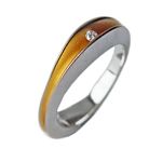 Ring Split Shell+Dia