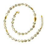 N/L Keshi White Pearls