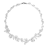 3D Leaf Necklace