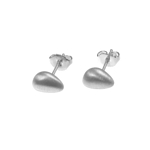 Single Pebble Stud Earrings